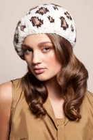 Thumbnail for your product : Eugenia Evelyn Beret in Cream/Camel/Taupe/Dark Brown