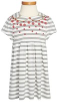 Thumbnail for your product : Little Marc Jacobs Stripe Floral Jersey Dress (Toddler Girls)