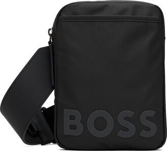 Boss Men's Boss & NBA Envelope Bag in Recycled Fabric with Collaborative Branding - Patterned One-Size