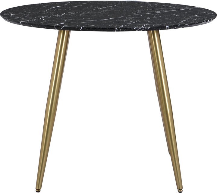 Dunelm Kendall 4 Seater Round Dining Table, Marble Effect Black ShopStyle