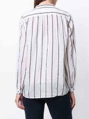 Diega striped button up blouse