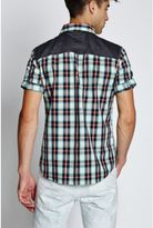 Thumbnail for your product : GUESS Luke Summit  Short-Sleeve Plaid Shirt