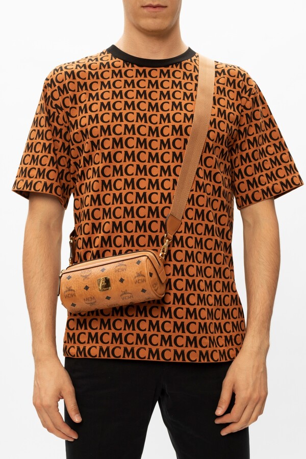 MCM Shoulder Bag With Logo Men's Brown - ShopStyle