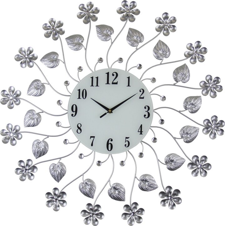 Orient Three Star Flowers Wall Clock