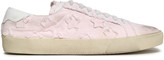 Thumbnail for your product : Saint Laurent Distressed Canvas Sneakers
