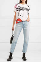Thumbnail for your product : Moschino Oversized Printed Cotton-jersey T-shirt