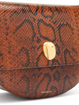 Wandler Billy Snake Effect Leather Shoulder Bag - Womens - Python