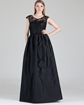 Thumbnail for your product : Boutique Taffeta Gown - Cap Sleeve