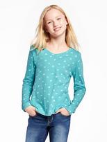 Thumbnail for your product : Old Navy Relaxed V-Neck Tee for Girls