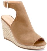 Tan bootie wedges