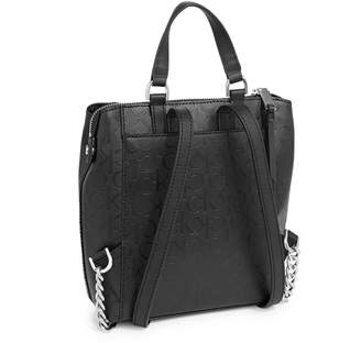 Calvin Klein Hayden Monogram Leather Backpack