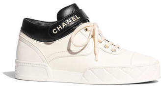 Fashion Look Featuring Chanel Sneakers & Athletic Shoes and Chanel