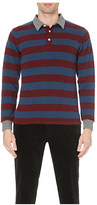 Thumbnail for your product : Beams Plus Striped wool polo jumper - for Men