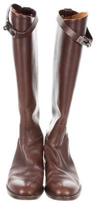 Hermes Leather Jumping Boots
