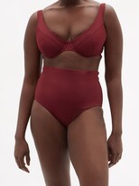 Thumbnail for your product : FORM AND FOLD The Rise High-waist Bikini Briefs - Red