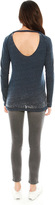 Thumbnail for your product : Chaser Vegas Baby Vintage Tri-Blend Open Back Long Sleeve Raglan