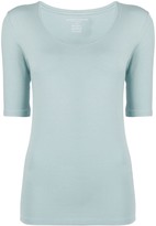 Thumbnail for your product : Majestic Filatures Scoop Neck 3/4 Sleeve Top