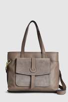 Thumbnail for your product : Next Womens Green Leather Front Pocket Tote Bag