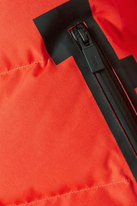 TEMPLA Nano Hooded Quilted Shell Down Coat - Bright orange
