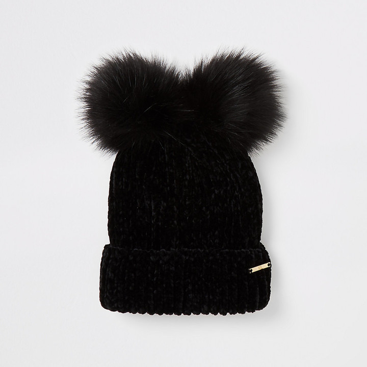 River Island Pom Pom Women's Hats | Shop the world's largest collection of  fashion | ShopStyle