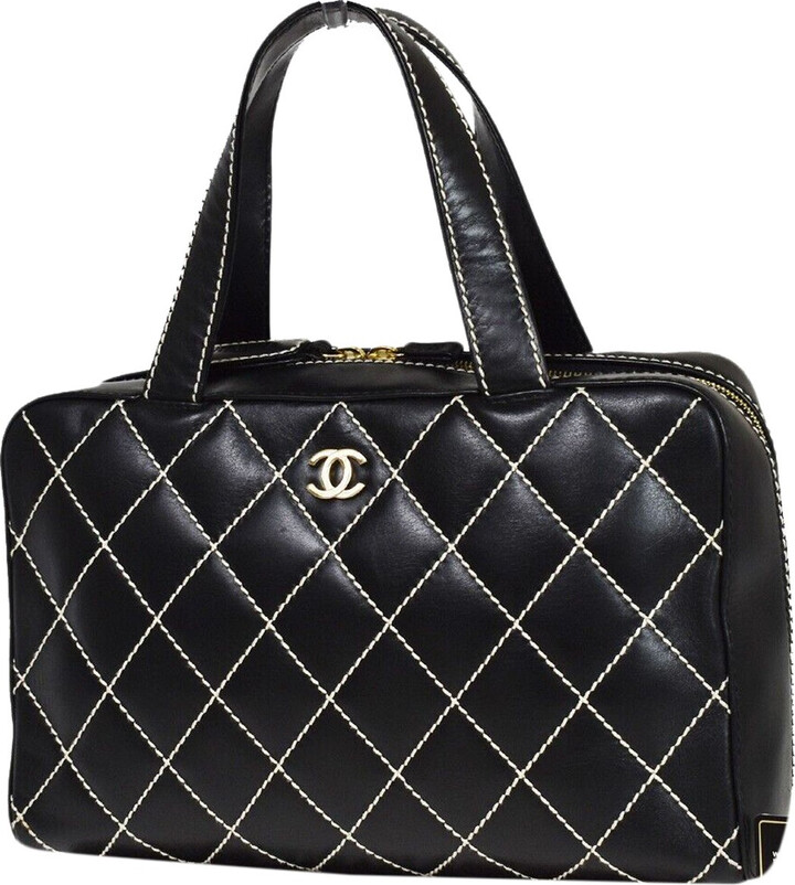 Chanel Wild Stitch leather handbag - ShopStyle Shoulder Bags