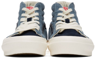 Vans Blue Suede OG 138 LX High-Top Sneakers