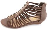 Thumbnail for your product : Charlotte Russe Super Strappy Gladiator Wedge Sandals