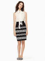 Thumbnail for your product : Kate Spade Amellia Skirt, Black/Cream - Size 4