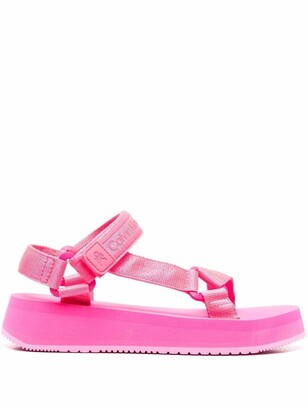 Calvin Klein Women's Pink Sandals | ShopStyle
