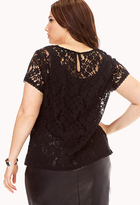 Thumbnail for your product : Forever 21 FOREVER 21+ Romantic Floral Crochet Lace Top
