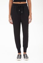 Thumbnail for your product : Forever 21 high-waisted drawstring joggers