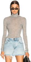 Thumbnail for your product : Alexander Wang T By T by Fitted Turtleneck Sweater in Heather Grey | FWRD