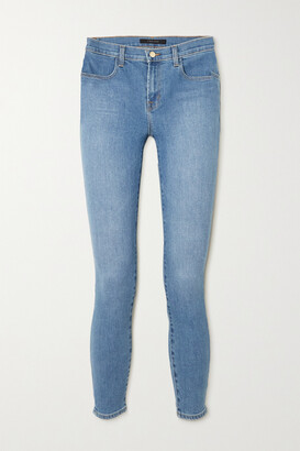 J Brand Alana Cropped High-rise Skinny Jeans - Mid denim
