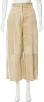 Thumbnail for your product : Proenza Schouler Suede High-Rise Wide-Leg Pants