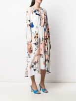 Thumbnail for your product : Lala Berlin Floral-Print Midi Dress