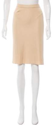 Ferragamo Knit Knee-Length Skirt