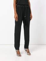 Thumbnail for your product : Class Roberto Cavalli tassel waist trousers