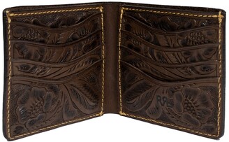 RRL by Ralph Lauren Hand Tooled Leather Billfold Wallet Brown ...
