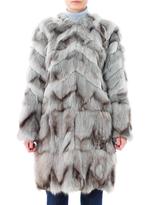 Thumbnail for your product : Matthew Williamson Patchwork fur coat
