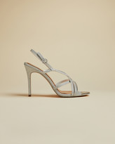 Thumbnail for your product : Ted Baker THEANAM Strappy lurex heeled sandals