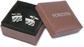 Thumbnail for your product : Forzieri Crystal Checked CuffLinks