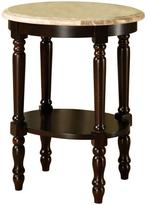 Thumbnail for your product : Venetian Worldwide Santa Clarita Dark Cherry Finish Marble Top Indoor Plant Stand