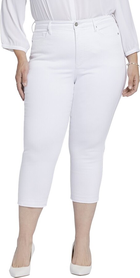 NYDJ Chloe Optic White Capri Jean