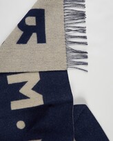 Thumbnail for your product : R.M. Williams R.M.Williams - Blue Scarves - Logo Scarf - Size One Size at The Iconic
