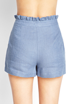 Thumbnail for your product : Forever 21 Ruffle Waist Pleated Shorts