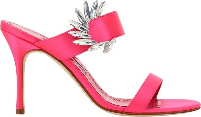 Manolo Blahnik Embellished Heeled Sandals
