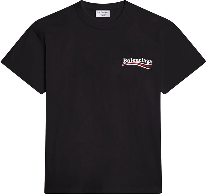 Balenciaga Political Campaign T-Shirt - ShopStyle Long Sleeve Shirts