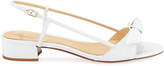 Thumbnail for your product : Alexandre Birman Clarita Slingback Low-Heel Bow Sandals