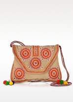 Thumbnail for your product : Antik Batik Badra Cream Wallet Clutch