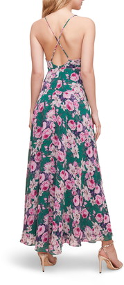 ASTR the Label Floral Ruffle Detail Maxi Dress